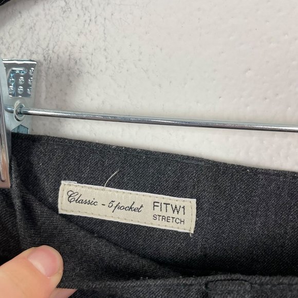 Weekend Max Mara Woman's 8 Gray High Rise Classic 5 Pocket Trouser Pants - Picture 5 of 12